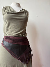 Load image into Gallery viewer, FESTIVAL UTILITY belt -upcycled leather
