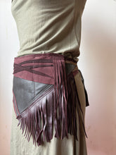 Load image into Gallery viewer, FESTIVAL UTILITY belt -upcycled leather
