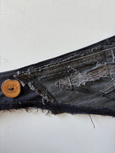 Load image into Gallery viewer, FESTIVAL UTILITY belt - black upcycled denim
