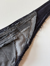 Load image into Gallery viewer, FESTIVAL UTILITY belt - black upcycled denim
