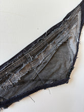 Load image into Gallery viewer, FESTIVAL UTILITY belt - black upcycled denim
