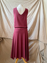 Load image into Gallery viewer, WILLOW dress - Deep Cherry Bamboo Jersey
