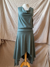 Load image into Gallery viewer, WILLOW dress - Aqua Bamboo Jersey
