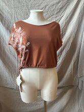 Load image into Gallery viewer, JOY - relaxed "T-shirt" design- Rust with Prairie Floral
