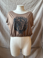 Load image into Gallery viewer, JOY - relaxed "T-shirt" design- Woodsmoke with Lion
