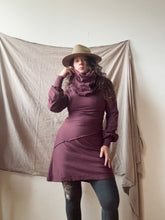 Load image into Gallery viewer, HIGH QUEEN COWL TUNIC- mahogany bamboo fleece

