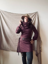 Load image into Gallery viewer, HIGH QUEEN COWL TUNIC- mahogany bamboo fleece
