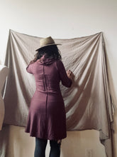 Load image into Gallery viewer, HIGH QUEEN COWL TUNIC- mahogany bamboo fleece
