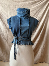 Load image into Gallery viewer, WINTER LILY - OOAK upcycled denim
