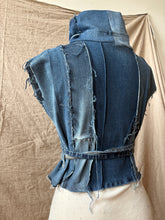 Load image into Gallery viewer, WINTER LILY - OOAK upcycled denim
