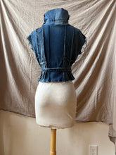 Load image into Gallery viewer, WINTER LILY - OOAK upcycled denim

