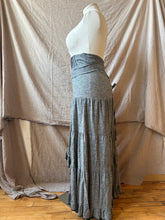 Load image into Gallery viewer, SEVILLA - hemp wrap skirt in Black
