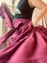 Load image into Gallery viewer, SEVILLA - cotton wrap skirt in Magenta
