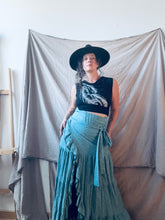 Load image into Gallery viewer, SEVILLA - hemp wrap skirt in Teal
