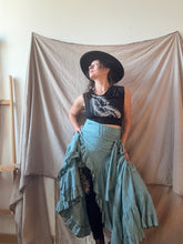 Load image into Gallery viewer, SEVILLA - hemp wrap skirt in Teal
