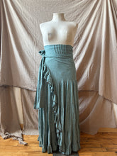Load image into Gallery viewer, SEVILLA - hemp wrap skirt in Teal
