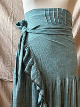 Load image into Gallery viewer, SEVILLA - hemp wrap skirt in Teal

