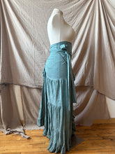 Load image into Gallery viewer, SEVILLA - hemp wrap skirt in Teal
