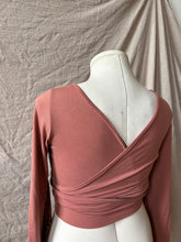 Load image into Gallery viewer, PHOENIX wrap-around top with fringe
