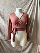 Load image into Gallery viewer, PHOENIX wrap-around top with fringe
