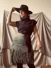 Load image into Gallery viewer, SUNRISE skirt - Sage bamboo jersey
