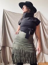 Load image into Gallery viewer, SUNRISE skirt - Sage bamboo jersey
