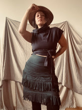 Load image into Gallery viewer, SUNRISE skirt - Charcoal bamboo jersey
