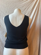 Load image into Gallery viewer, SUMMER DAZE tank - Black with Hibiscus
