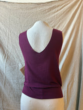 Load image into Gallery viewer, SUMMER DAZE tank - Wine with Spirographs
