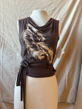 Load image into Gallery viewer, SUMMER POET- Brown with Feathers
