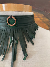 Load image into Gallery viewer, Copper Moon Fringe Choker
