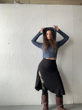 Load image into Gallery viewer, LUNAR shrug - denim blue w/ archer cuffs
